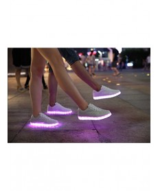 Unisex Rechargeable 8 Color Led Light Shoes